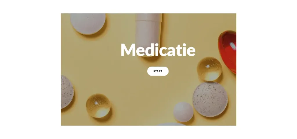 [Inschrijving e-learning test] Medicatie - KB ADL